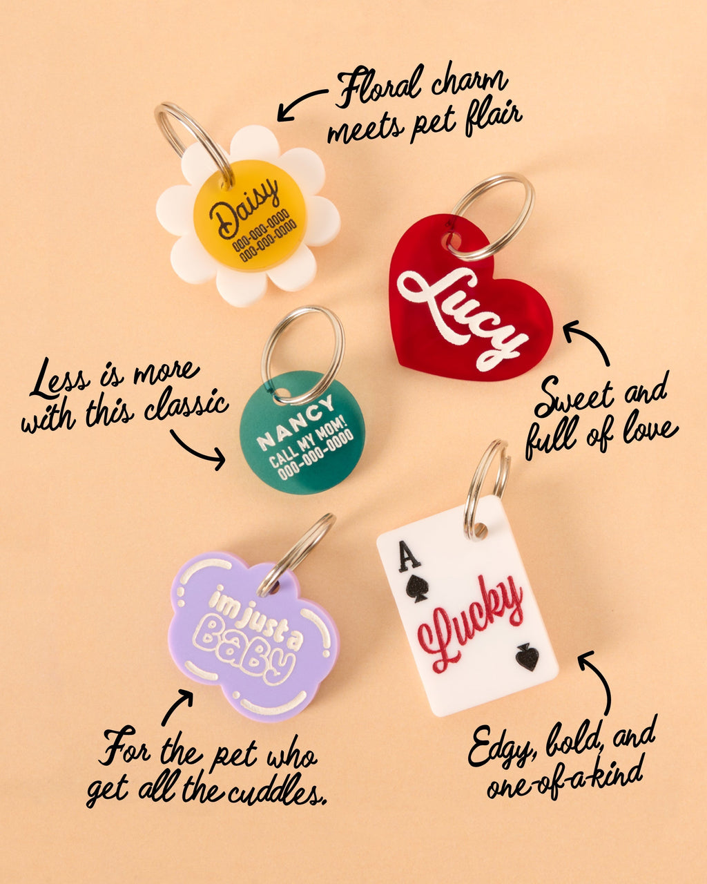 Our Top 5 Personalized Pet Tags of June: The Cutest Styles for Your Fur Baby