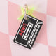 Retro Cassette Tape Personalized Pet Tag