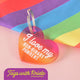 Pride Parent, I love my pawrent Personalized Pet Tag
