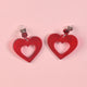 Pendientes Corazón sobre Corazones