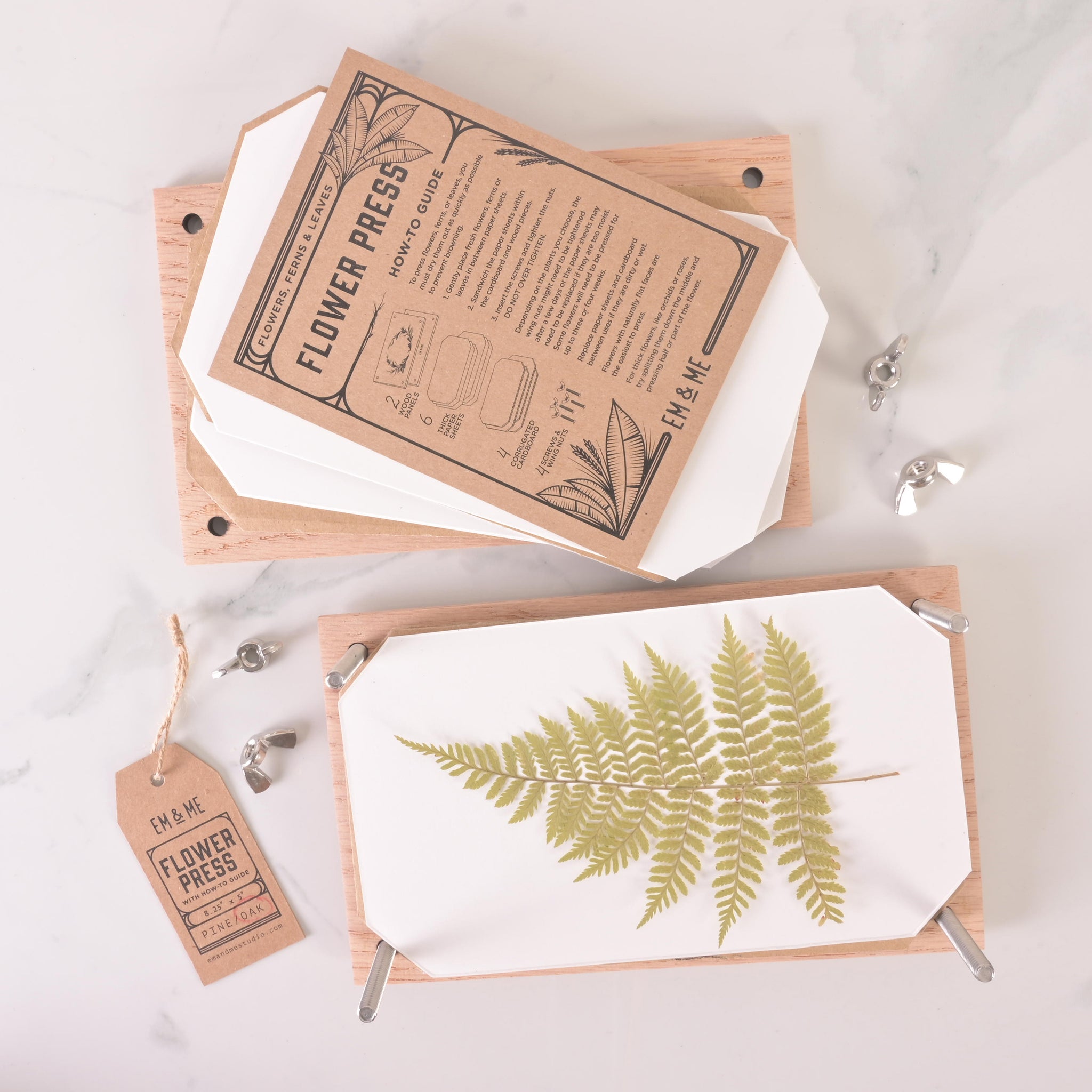 Botanical Heirloom Flower Press Kit – Em & Me Studio