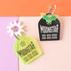 Striking Pentagram, Coffin Shape Personalized Pet Tag