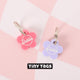 Tiny Tags, Dahlia Flower Personalized Pet Tag