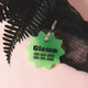Glow in the Dark Squiggle Sunburst Personalized Pet Tag