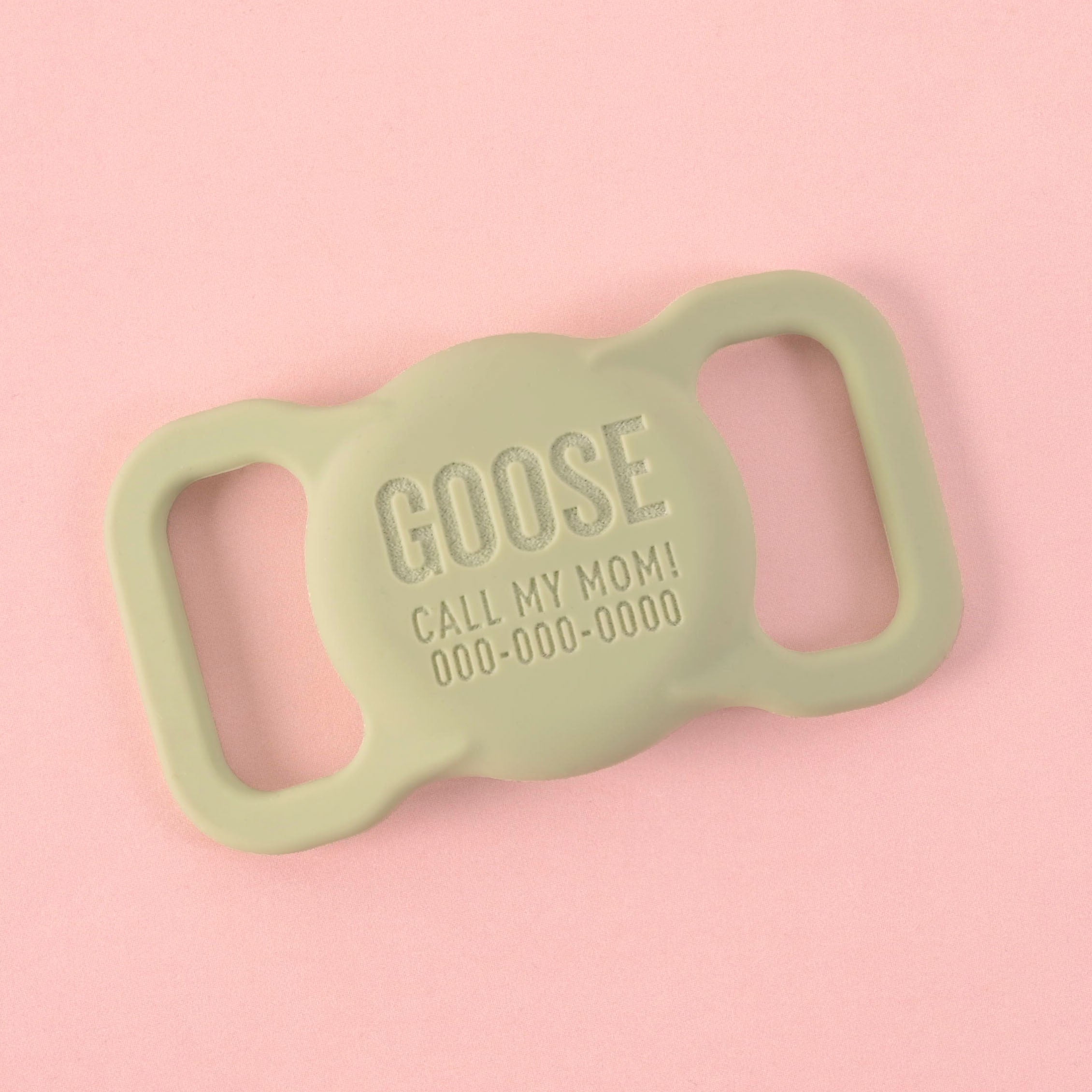 Slide-on Personalized Pet Tag, AirTag holder