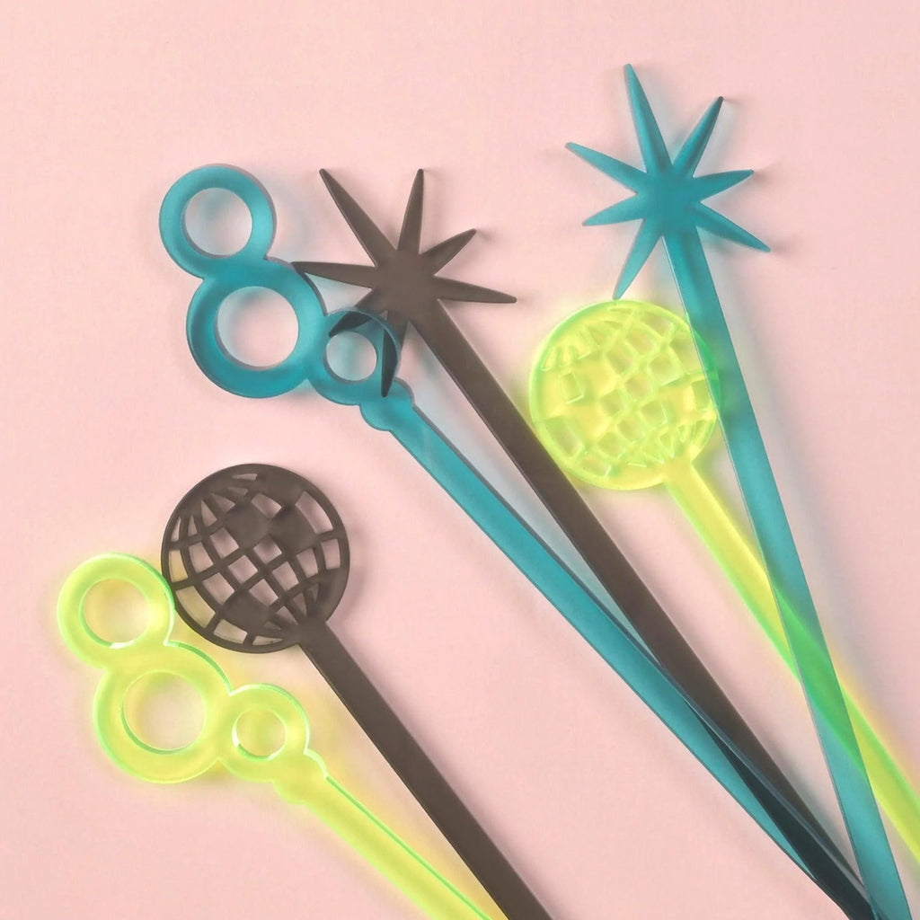 Dancing Disco Stir Sticks - emandmestudio
