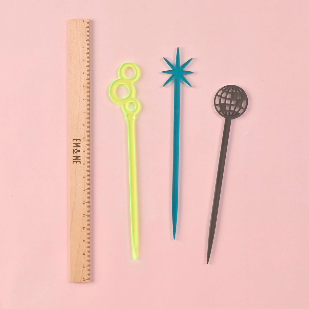 Dancing Disco Stir Sticks - emandmestudio