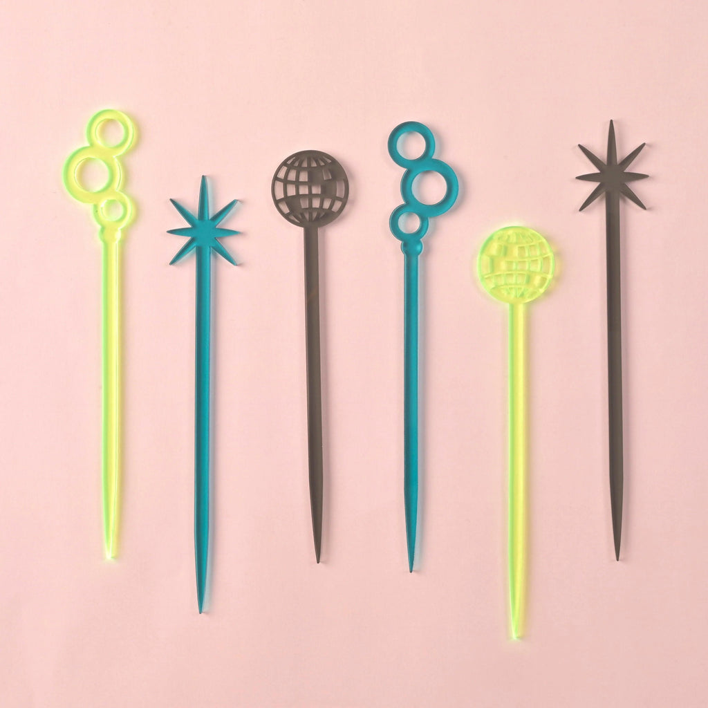 Dancing Disco Stir Sticks - emandmestudio