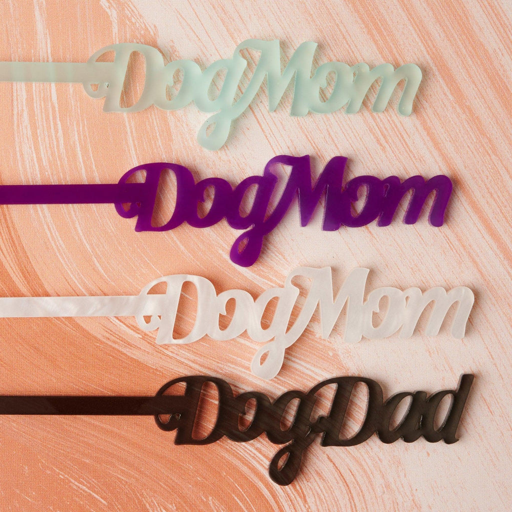 Dog Mom Stir Stick, Wanna be Stay at Home Dog Mom - emandmestudio