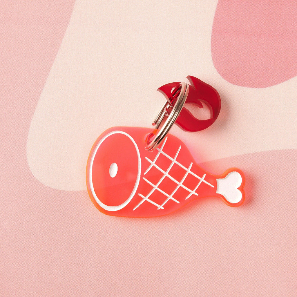 Ham bone Personalized Pet Tag - emandmestudio