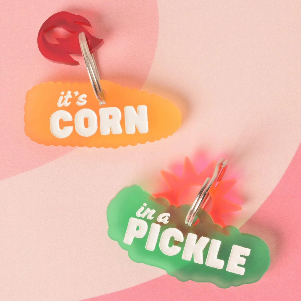 In a Pickle, Pickle Personalized Pet Tag, for vegetable loving Pets, ID for Cats and Dogs