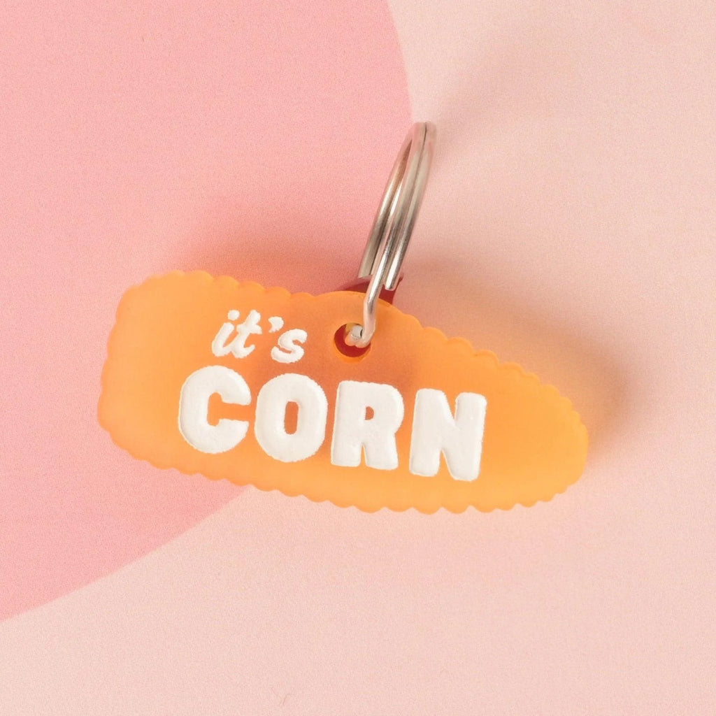 It's Corn, Corn on the cob Personalized Pet Tag, for vegetable loving Pets, ID for Cats and Dogs