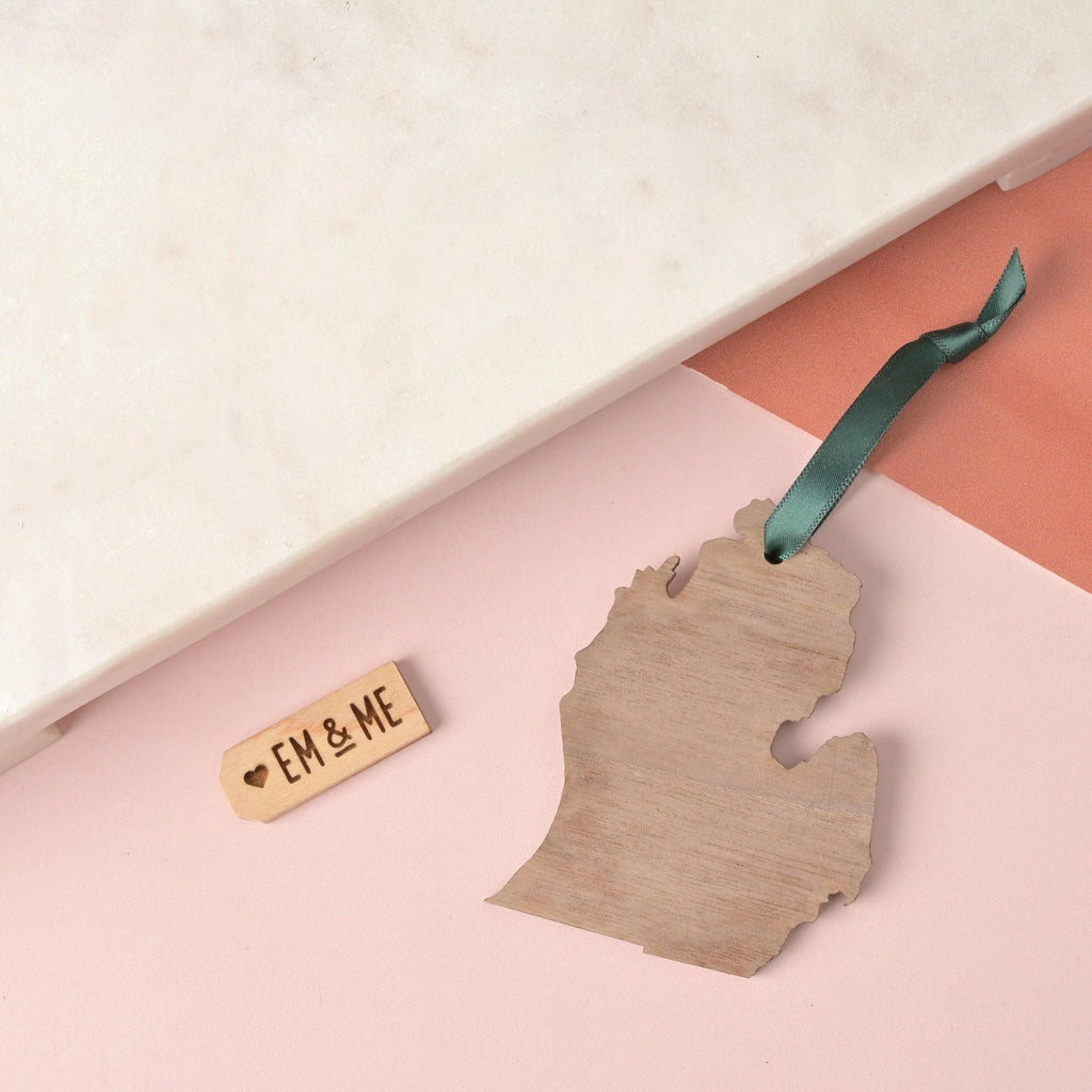 Michigan Ornament - emandmestudio
