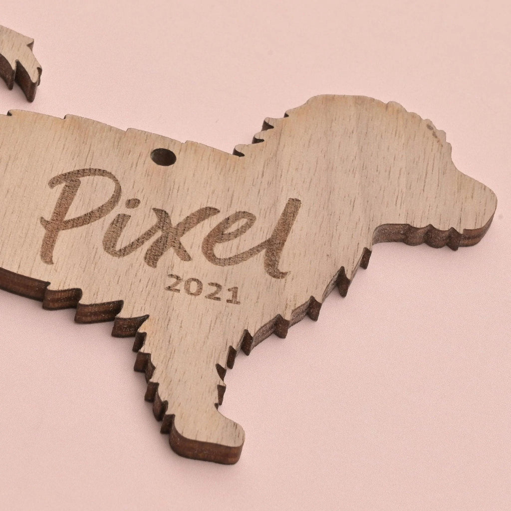 Personalized Pet Silhouette Ornament - emandmestudio