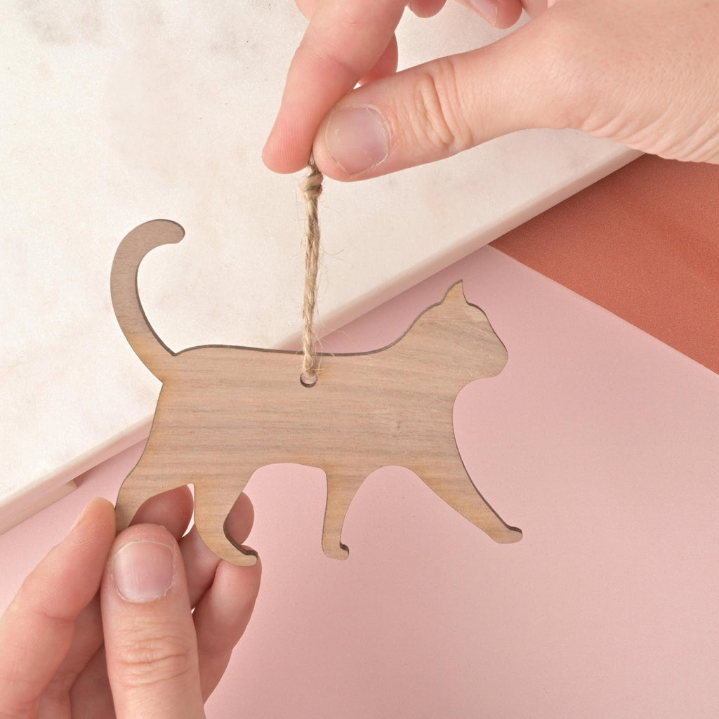 Personalized Pet Silhouette Ornament - emandmestudio