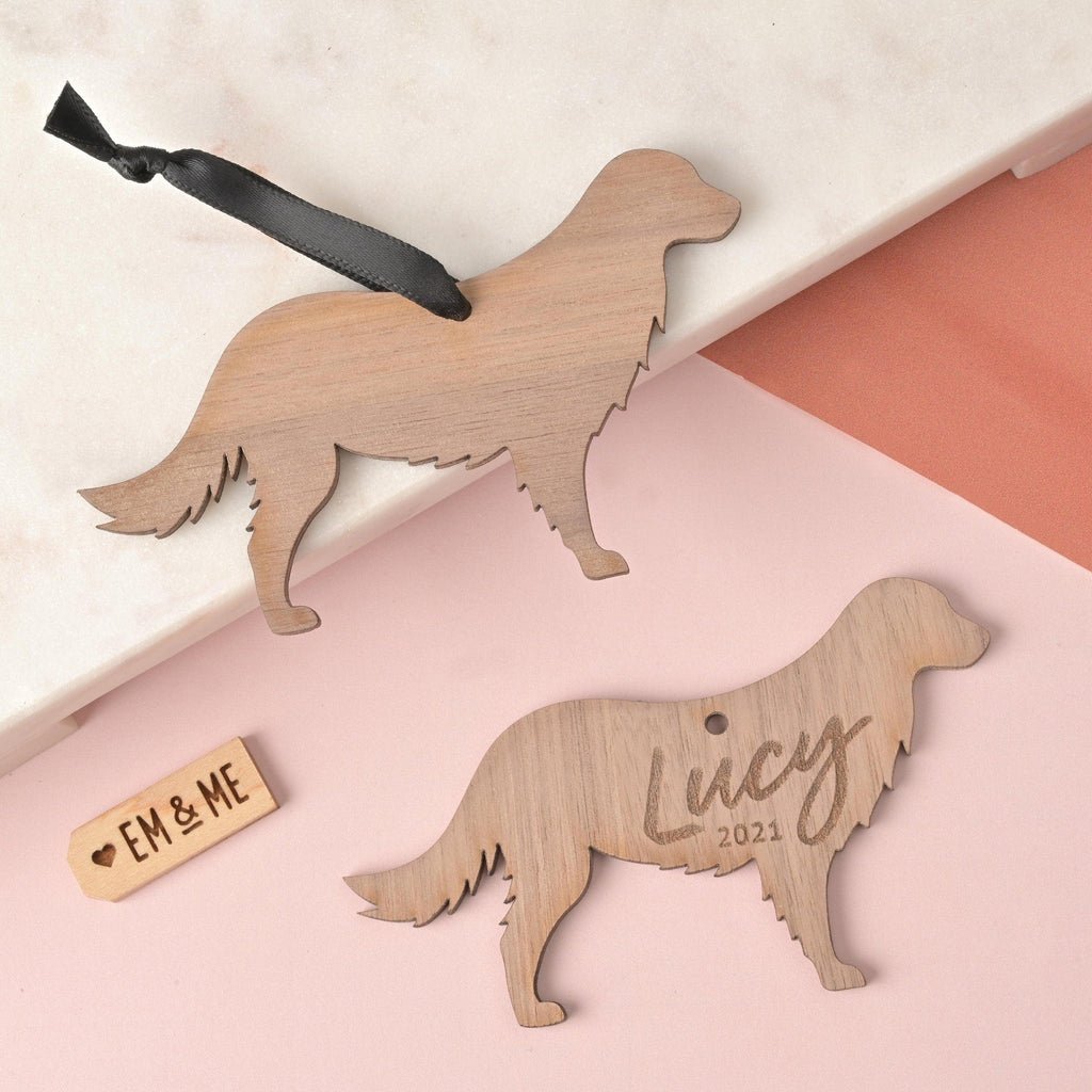 Pet Silhouette Ornament - emandmestudio