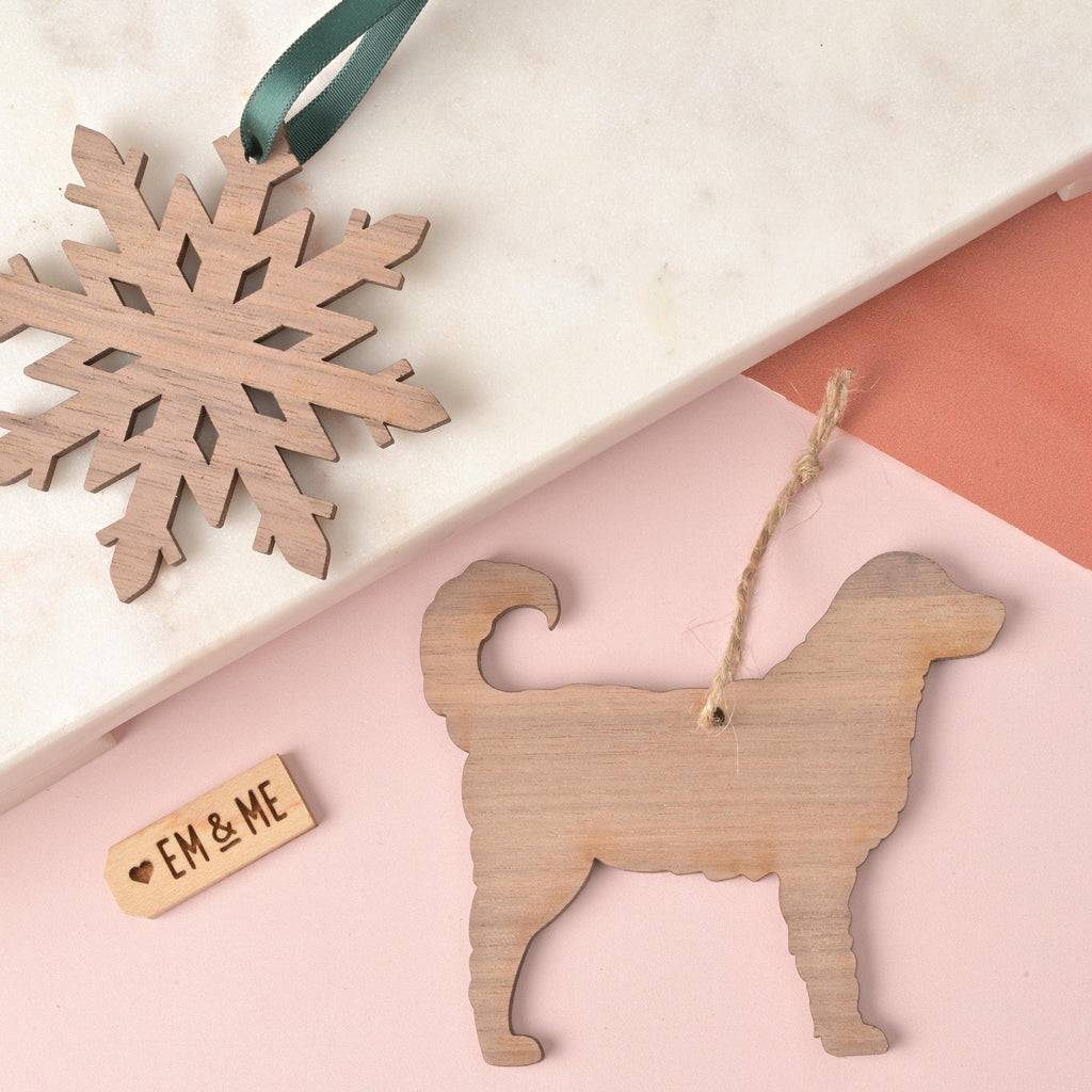 Pet Silhouette Ornament - emandmestudio