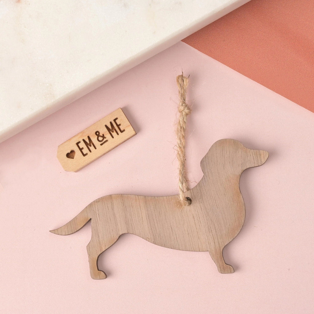 Pet Silhouette Ornament - emandmestudio