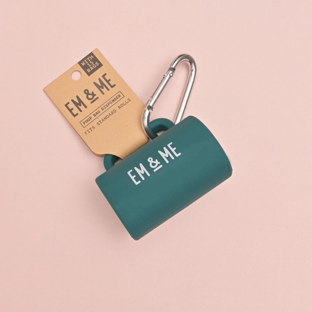 Pick up that Sh*t, Pet Accessory, Minimal Poop Bag Dispenser, Silicone Poop Bag Container