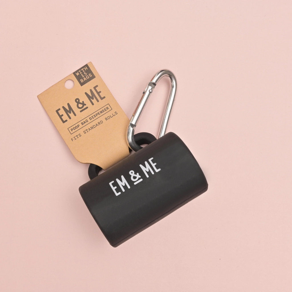 Pick up that Sh*t, Pet Accessory, Minimal Poop Bag Dispenser, Silicone Poop Bag Container