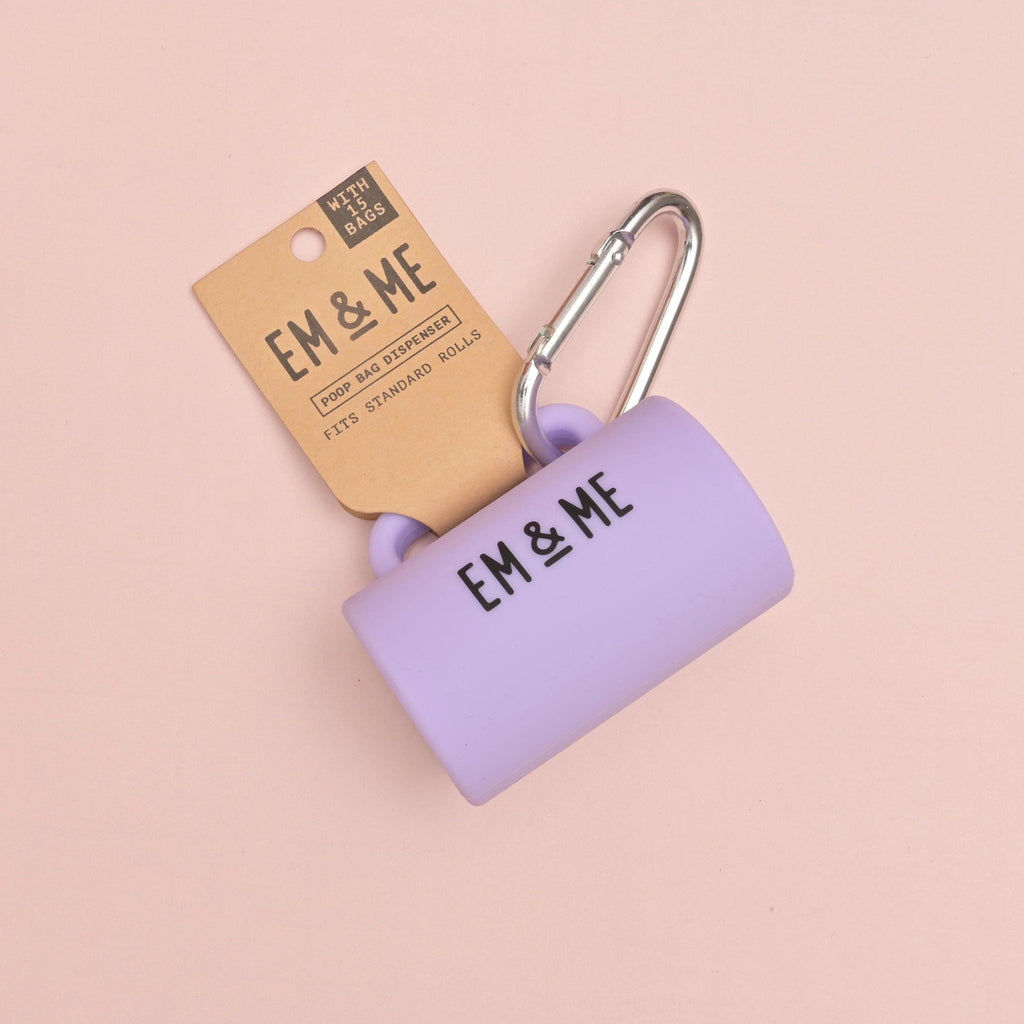 Pick up that Sh*t, Pet Accessory, Minimal Poop Bag Dispenser, Silicone Poop Bag Container