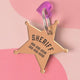 Sheriff Star Personalized Pet Tag
