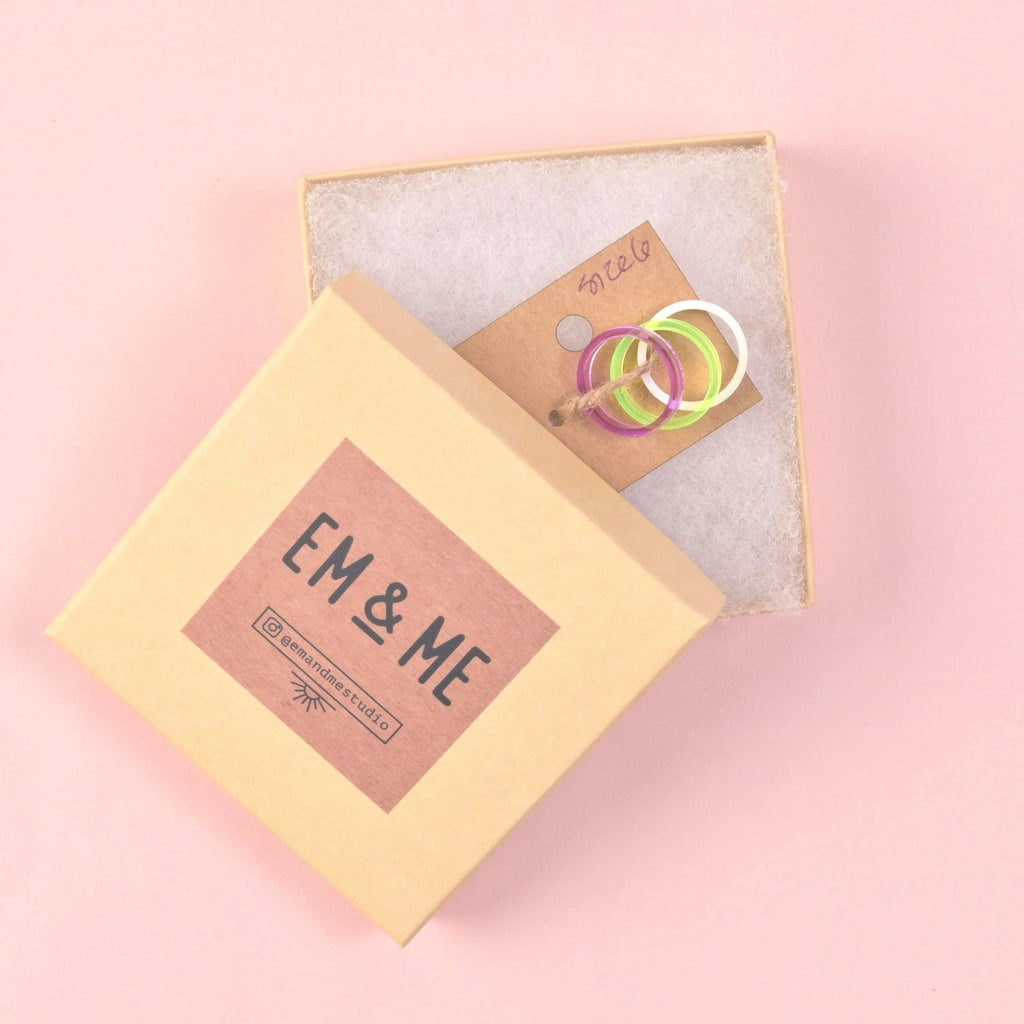 Stackable Rings, Set of 3 - emandmestudio